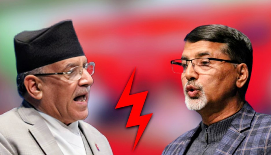 अल्पमतमा पर्ने त्रासले  प्रचण्डले छोडेको विभाजित माओवादी शर्माले नेतृत्व गर्ने।